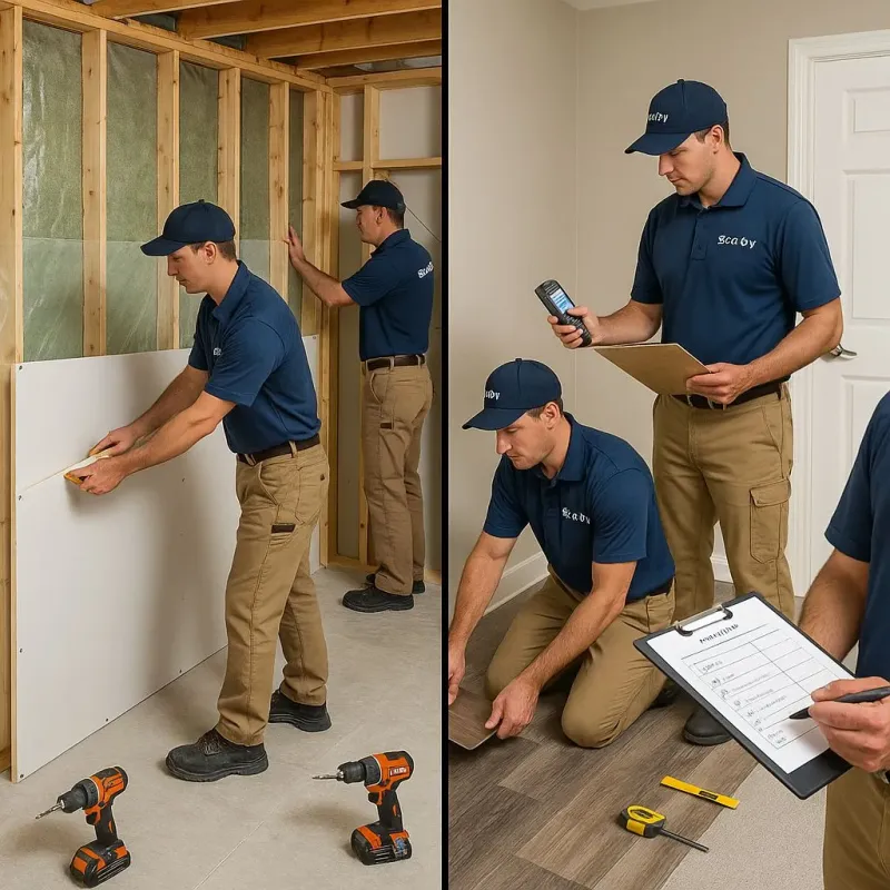 Repairs and Reconstruction process in Paxtonia, PA